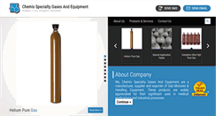 Desktop Screenshot of chemixcalibrationgases.com